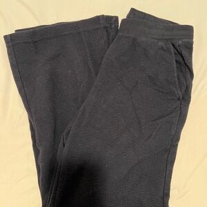 Uniqlo Black Textured Pants